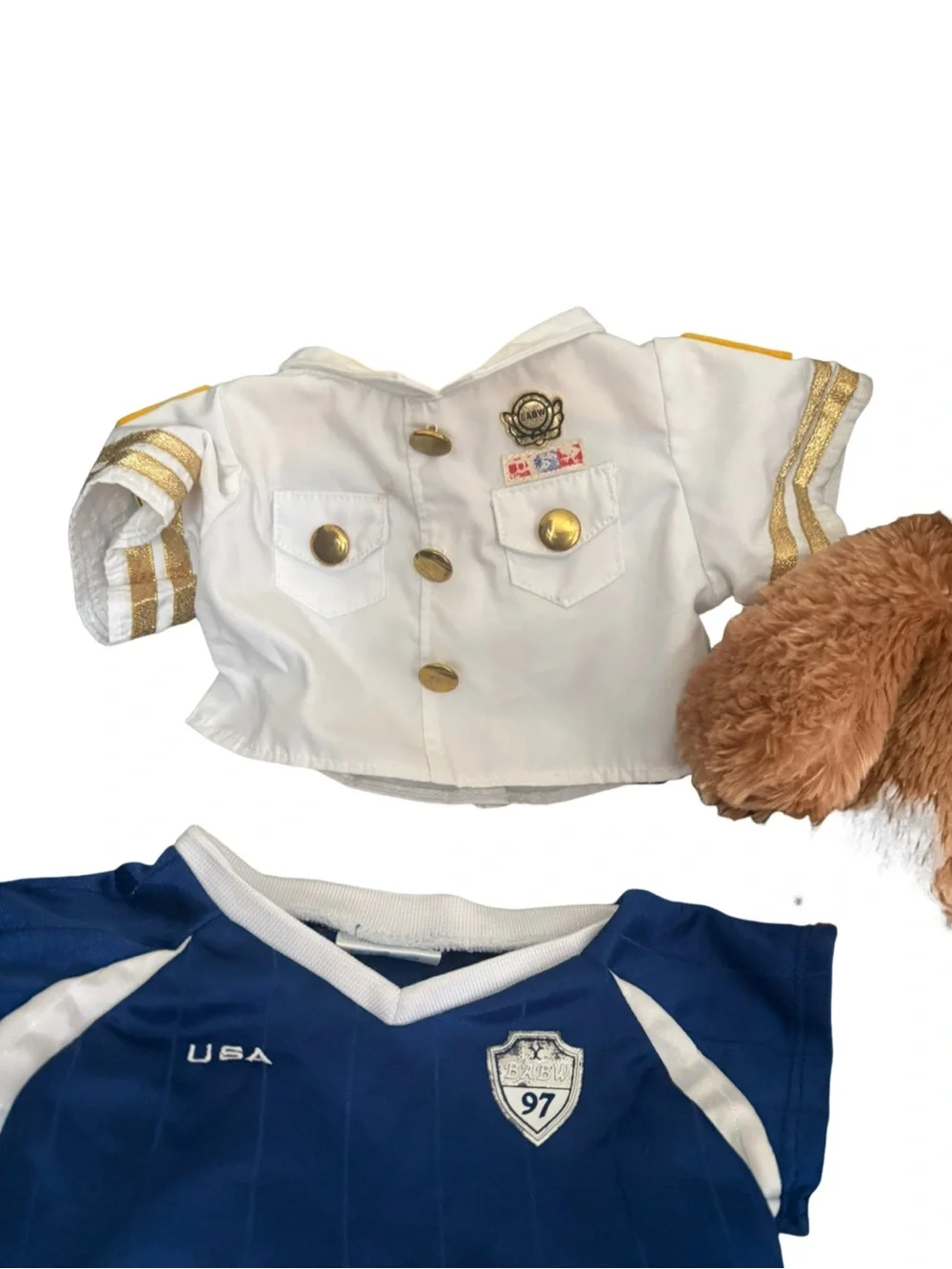Build A Bear Bundle Plush Bear Outfits Shoes Bag Soccer Holiday Pajamas